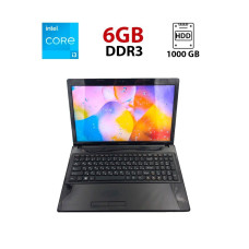 Ноутбук Lenovo Ideapad G585 / 15.6" (1366x768) TN / Intel Core i3-3120M (2 (4) ядра по 2.5 GHz) / 6 GB DDR3 / 1000 GB HDD / Intel HD Graphics 4000 / USB 3.0 / WebCam б/в
