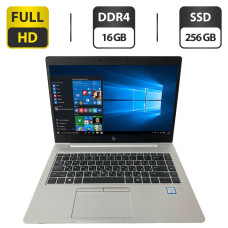 Ультрабук Б-клас HP EliteBook 840 G6 / 14" (1920x1080) IPS / Intel Core i5-8365U (4 (8) ядра по 1.6-4.1 GHz) / 16 GB DDR4 / 256 GB SSD / UHD Graphics / WebCam / HDMI б/в
