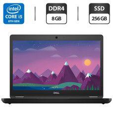 Ультрабук Dell Latitude 5490 / 14" TN / Core i5-8350U (4(8) ядра по 1.7-3.6GHz) / 8GB DDR4 / 256GB SSD / UHD Graphics 620 / WebCam / HDMI б/в