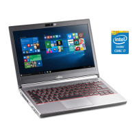 Ультрабук Fujitsu LifeBook E736 / 13.3" (1920x1080) IPS / Intel Core i7-6500U (2 (4) ядра по 2.5 - 3.1 GHz) / 8 GB DDR4 / 128 GB SSD / Intel HD Graphics 520 / WebCam / Win 10 Pro б/в