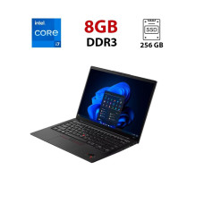 Ультрабук Lenovo ThinkPad X1 Carbon / 14" (1920x1080) IPS / Intel Core i7-5600U (2 (4) ядра по 2.6 - 3.2 GHz) / 8 GB DDR3 / 128 GB SSD / Intel HD Graphics 5500 / WebCam б/в