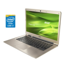 Ультрабук Acer Aspire S3 / 13.3" (1366x768) TN / Intel Core i7-2630QM (4 (8) ядра по 2.0 - 2.9 GHz) / 8 GB DDR3 / 240 GB SSD / Intel HD Graphics 3000 / WebCam / Win 10 Pro б/в