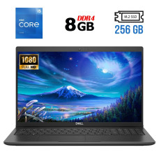 Ноутбук Б-клас Dell Latitude 3520 / 15.6" (1920x1080) IPS / Intel Core i5-1135G7 (4 (8) ядра по 2.4 - 4.2 GHz) / 8 GB DDR4 / 256 GB SSD M.2 / Intel Iris Xe Graphics / WebCam / USB 3.2 / HDMI / Windows 10 б/в