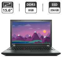 Ноутбук Lenovo ThinkPad L540 / 15.6" TN / Intel Core i5-4210M (2 (4) ядра по 2.6-3.2 GHz) / 8 GB DDR3 / 256 GB SSD / HD Graphics 4600 / WebCam / VGA б/в