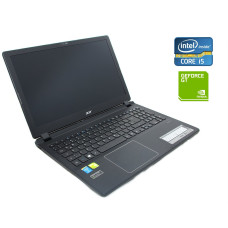 Ігровий ноутбук Acer Aspire V5-573G / 15.6" (1366x768) TN / Intel Core i5-4200U (2 (4) ядра по 1.6 - 2.6 GHz) / 8 GB DDR3 / 240 GB SSD / nVidia GeForce GT 750M, 4 GB GDDR5, 128-bit / WebCam / Win 10 Home б/в