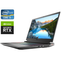 Ігровий ноутбук Dell Inspiron G15 5520 / 15.6" TN / Core i5-12500H (12(16) ядер по 3.3-4.5 GHz) / 8GB DDR5 / 256GB SSD / GeForce RTX 3050, 4 GB GDDR6, 128bit / WebCam б/в