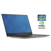 Мобільна робоча станція Dell Precision 5510 / 15.6 (1920x1080) IPS / Intel Core i5-6300HQ (4 ядра по 2.3 - 3.2 GHz) / 16 GB DDR4 / 256 GB SSD / nVidia Quadro M1000M, 2 GB DDR5, 128-bit / WebCam / Win 10 Pro б/в