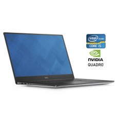 Мобільна робоча станція Dell Precision 5510 / 15.6 (1920x1080) IPS / Intel Core i5-6300HQ (4 ядра по 2.3 - 3.2 GHz) / 16 GB DDR4 / 256 GB SSD / nVidia Quadro M1000M, 2 GB DDR5, 128-bit / WebCam / Win 10 Pro б/в