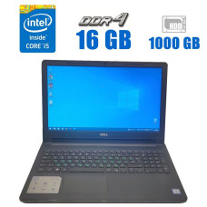 Ноутбук Dell Inspirion 15 5100 / 15.6" TN / Core i5-7200U (2(4) ядра по 2.5-3.1GHz) / 8GB DDR4 / 1000GB HDD / HD Graphics 620 / WebCam / АКБ NEW б/в