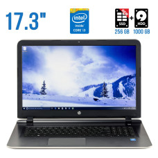 Ноутбук HP Pavilion 17-g148dx / 17.3" TN / Intel Core i3-5020U (2(4) ядра по 2.2GHz) / 8GB DDR3 / 256GB SSD NEW + 1000GB HDD / HD Graphics 5500 / WebCam / HDMI б/в