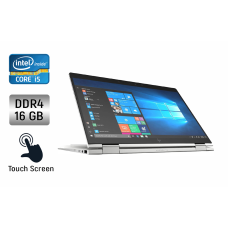 Ноутбук-трансформер HP EliteBook x360 1030 G3 / 13.3" (1920x1080) IPS / Intel Core i5-8350U (4 (8) ядра по 1.7 - 3.6 GHz) / 16 GB DDR4 / 512 GB SSD / Intel UHD Graphics 620 / WebCam / Fingerprint / Windows 10 б/в