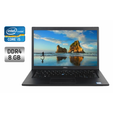 Ультрабук Dell Latitude 7480 / 14" (1920x1080) IPS / Intel Core i5-7300U (2 (4) ядра по 2.6 - 3.5 GHz) / 8 GB DDR4 / 256 GB SSD / Intel HD Graphics 620 / WebCam / Windows 10 б/в
