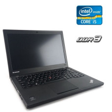 Нетбук Б-клас Lenovo ThinkPad X240 / 12.5" (1366x768) TN / Intel Core i5-4200U (2 (4) ядра по 1.6 - 2.6 GHz) / 4 GB DDR3 / 500 GB HDD / Intel HD Graphics 4400 б/в