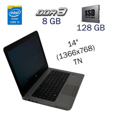 Ноутбук HP ProBook 640 G1 / 14" TN / Intel Core i5-4210M (2(4) ядра по 2.6-3.2 GHz) / 8GB DDR3 / 128GB SSD / HD Graphics 4600 / WebCam / DVD-ROM / Fingerprint б/в
