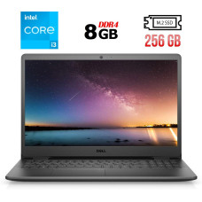 Ноутбук Dell Inspiron/ 15.6" IPS / Core i3-1115G4 (2(4) ядра по 1.7-4.1GHz) / 8GB DDR4 / 256GB SSD M.2 / UHD Graphics / WebCam / HDMI б/в