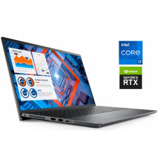 Ігровий ультрабук Dell Vostro 15 7510 / 15.6" (1920x1080) IPS / Intel Core i7-11800H (8 (16) ядер по 2.3 - 4.6 GHz) / 16 GB DDR4 / 256 GB SSD / nVidia GeForce RTX 3050, 4 GB GDDR6, 128-bit / WebCam б/в