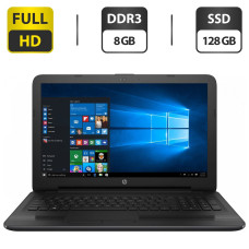 Ноутбук Б-клас HP 250 G5 / 15.6" (1920x1080) TN / Intel Core i3-5005U (2 (4) ядра по 2.0 GHz) / 8 GB DDR3 / 128 GB SSD / Intel HD Graphics 520 / WebCam / DVD-ROM / VGA б/в