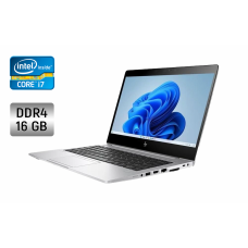 Ультрабук HP EliteBook 840 G5 / 14" (1920x1080) IPS / Intel Core i7-8650U (4 (8) ядра по 1.9 - 4.2 GHz) / 16 GB DDR4 / 512 GB SSD / Intel UHD Graphics 620 / WebCam / Fingerprint / Windows 10 б/в