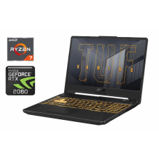 Ігровий ноутбук Б-клас Acer TUF Gaming A15 / 15.6" (1920x1080) IPS / AMD Ryzen 7 4800H (8 (16) ядер по 2.9 - 4.2 GHz) / 16 GB DDR4 / 512 GB SSD / nVidia GeForce RTX 2060, 6 GB GDDR6, 192-bit / WebCam / Windows 10 б/в