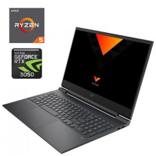 Ігровий ноутбук HP Victus 16-E0013NO / 16.1" (1920x1080) IPS / AMD Ryzen 5 5600H (6 (12) ядер по 3.3 - 4.2 GHz) / 16 GB DDR4 / 480 GB SSD / nVidia GeForce RTX 3050, 4 GB GDDR6, 128-bit / WebCam б/в