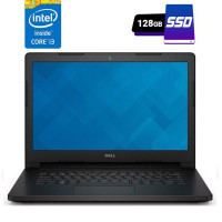 Ноутбук Б-клас Dell Latitude 3460 / 14'' (1366x768) TN / Intel Core i3-5005U (2 (4) ядра по 2 GHz) / 4 GB DDR3 / 128 GB SSD / Intel HD Graphics 5500 / WebCam / HDMI б/в