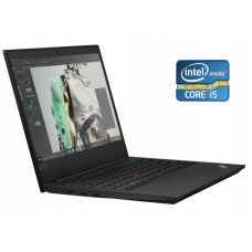 Ультрабук Lenovo ThinkPad E490 / 14" (1920x1080) IPS / Intel Core i5-8265U (4 (8) ядра по 1.6 - 3.9 GHz) / 8 GB DDR4 / 256 GB SSD / Intel UHD Graphics / WebCam / Win 10 Pro б/в