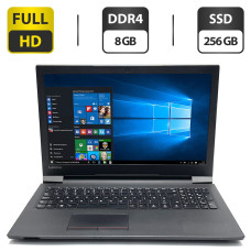 Ноутбук Lenovo IdeaPad V110-15IKB / 15.6" (1920x1080) TN / Intel Core i5-7200U (2 (4) ядра по 2.5 - 3.1 GHz) / 8 GB DDR4 / 256 GB SSD / Intel HD Graphics 620 / WebCam / DVD-ROM / HDMI / Windows 10 Pro б/в