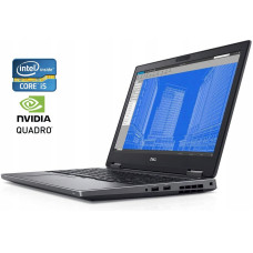 Мобільна робоча станція Dell Precision 7530 / 15.6" (1920x1080) IPS / Intel Core i5-8400H (4 (8) ядер по 2.5 - 4.2 GHz) / 32 GB DDR4 / 240 GB SSD / nVidia Quadro P2000, 4 GB GDDR5, 128-bit / WebCam / Win 10 Pro б/в