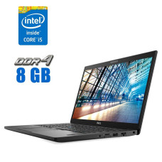 Ноутбук Dell Latitude E7490 / 14" (1920x1080) IPS / Intel Core i5-8250U (4 (8) ядра по 1.6 - 3.4 GHz) / 8 GB DDR4 / 480 GB SSD / Intel UHD Graphics 620 / WebCam / 3G б/в