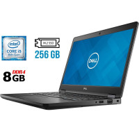 Ноутбук Б-клас Dell Latitude 5491 / 14" IPS Touch / Intel Core i5-8400H (4(8) ядра по 2.5-4.2 GHz) / 8GB DDR4 / 256GB SSD M.2 / UHD Graphics 630 / WebCam / USB 3.1 / HDMI / Win 10 б/в