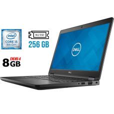 Ноутбук Б-клас Dell Latitude 5491 / 14" IPS Touch / Intel Core i5-8400H (4(8) ядра по 2.5-4.2 GHz) / 8GB DDR4 / 256GB SSD M.2 / UHD Graphics 630 / WebCam / USB 3.1 / HDMI / Win 10 б/в