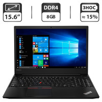 Ноутбук Lenovo ThinkPad E585 / 15.6" TN / Ryzen 3 2200U (2(4) ядра по 2.5-3.4 GHz) / 8GB DDR4 / 500GB HDD / Radeon Vega 3 Graphics / WebCam / HDMI / Win10 Pro б/в