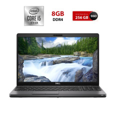 Ультрабук Dell Latitude 3410 / 14" (1920x1080) IPS / Intel Core i5-10210U (4 (8) ядра по 1.6 - 4.2 GHz) / 8 GB DDR4 / 256 GB SSD / Intel UHD Graphics / WebCam / USB 3.2 / HDMI б/в