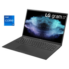 Ультрабук LG Gram 17 17Z90P / 17" (2560x1600) IPS / Intel Core i7-1165G7 (4 (8) ядра по 2.8 - 4.7 GHz) / 16 GB DDR4 / 1000 GB SSD / Intel Iris Xe Graphics / WebCam / Win 11 Home б/в