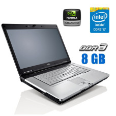 Робоча станція Fujitsu Celsius H710 / 15.6" TN / Intel Core i7-2720QM (4(8) ядра по 2.2-3.3 GHz) / 8GB DDR3 / 256GB SSD / Quadro 1000M, 2GB GDDR3, 128-bit / WebCam б/в