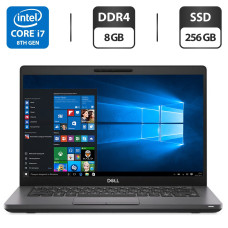 Ультрабук Б-класс Dell Latitude 5400 / 14" IPS / Core i7-8665U (4(8) ядра по 1.9-4.8GHz) / 8GB DDR4 / 256 GB SSD / UHD Graphics 620 / WebCam / HDMI б/в