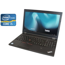 Ноутбук Lenovo ThinkPad / 15.6" IPS / Core i5-6300U (2(4) ядра по 2.4-3GHz) / 8GB DDR4 / 256GB SSD / HD Graphics 520 / WebCam б/в