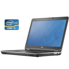 Ноутбук Dell Latitude E6540 / 15.6" (1366x768) TN / Intel Core i5-4310M (2 (4) ядра по 2.7 - 3.4 GHz) / 8 GB DDR3 / 128 GB SSD / Intel HD Graphic 4600 / WebCam / DVD-ROM / Windows 10 Pro б/в