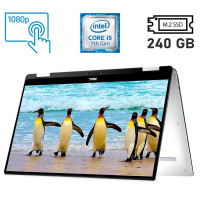 Ноутбук-трансформер Dell XPS 13 9365 / 13.3" (1920x1080) IPS Touch / Intel Core i5-7Y54 (2 (4) ядра по 1.2 - 3.2 GHz) / 8 GB DDR3 / 240 GB SSD M.2 / Intel HD Graphics 615 / WebCam / Fingerprint / Windows 10 б/в