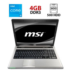 Ноутбук MSI MS-16Y1 / 15.6" (1366x768) TN / Intel Core i5-2410M (2 (4) ядра по 2.3 - 2.9 GHz) / 4 GB DDR3 / 500 GB HDD / Intel HD Graphics 3000 / WebCam б/в