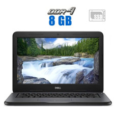 Ультрабук Dell latitude 3310 / 13.3" (1366x768) TN / Intel Core i3-8145U (2 (4) ядра по 2.1 - 3.9 GHz) / 8 GB DDR4 / 256 GB SSD / Intel UHD Graphics 620 / WebCam / Win 10 Lic б/в