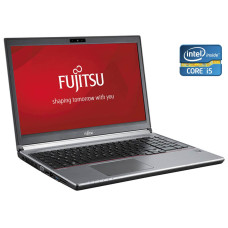 Ноутбук Fujitsu LifeBook E754 / 15.6" TN / Core i5-4210M (2 (4) ядра по 2.6 - 3.2 GHz) / 8GB DDR3 / 180GB SSD / HD Graphics 4600 / WebCam / Win 10 б/в