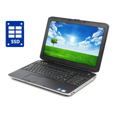 Ноутбук Dell Latitude E5530 / 15.6" TN / Core i3-3110M (2(4) ядра по 2.4GHz) / 4GB DDR3 / 256GB SSD / HD Graphics 4000 / WebCam / DVD-ROM / Win 10 Pro б/в
