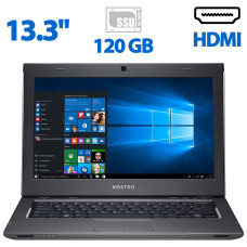 Ультрабук Dell Vostro / 13.3" TN / Core i5-3317U (2(4) ядра по 1.7-2.6 GHz) / 4GB DDR3 / 120GB SSD / HD Graphics 4000 / WebCam / HDMI б/в