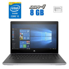 Ультрабук HP ProBook 440 G5 / 14" (1920x1080) IPS / Intel Core i5-8250U (4 (8) ядра по 1.6 - 3.4 GHz) / 8 GB DDR4 / 480 GB SSD / Intel HD Graphics 620 / WebCam б/в