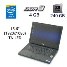 Мобільна робоча станція Dell Precision M4500 / 15.6" (1920x1080) TN LED /Intel Core i5-520M (2 ядра по 2.4-2.93 GHz) / 4GB DDR3 / 240GB SSD / WebCam / DVD-RW