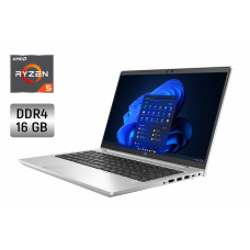 Ультрабук HP ProBook 445 G8 / 14" (1920x1080) IPS / AMD Ryzen 5 5600U (6 (12) ядер по 2.3 - 4.2 GHz) / 16 GB DDR4 / 512 GB SSD / Radeon Vega 7 Graphics / WebCam / Fingerprint б/в