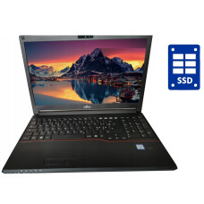 Ноутбук Fujitsu LifeBook E556 / 15.6" IPS / Intel Core i3-6100U (2(4) ядра по 2.3GHz) / 8GB DDR4 / 240GB SSD / HD Graphics 520 / WebCam / Win 10 Pro б/в