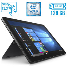 Планшет Dell Latitude 5285 2-in-1 / 12.3" IPS Touch / Core i5-7200U (2(4) ядра по 2.5-3.1GHz) / 8GB DDR3 / 128GB SSD M.2 / HD Graphics 620 / WebCam / USB 3.1 / Win 10 б/в