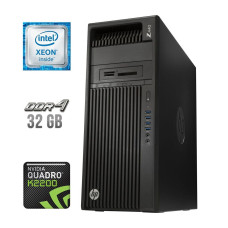 Роб. станція HP Workstation Z440 Tower / Xeon E5-1630 v3 (4(8) ядер по 3.7-3.8GHz) / 32GB DDR4 ECC / 240GB SSD + 1000GB HDD / Quadro K2200, 4GB/700W б/в